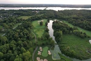 Double Eagle 16th Green And 17th Aerial